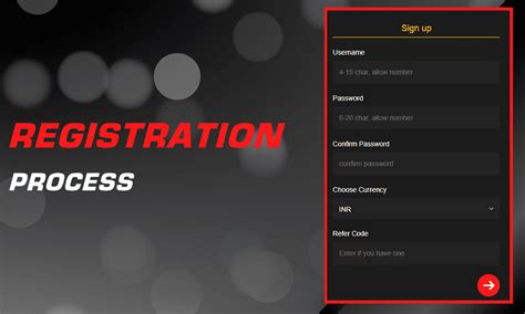 Marvelbet registration process .